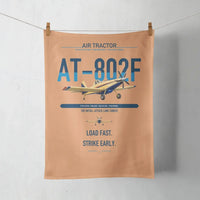 Thumbnail for Air Tractor AT-802F design on orange towel