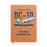 Thumbnail for McDonnell Douglas DC-10 design on orange notebook