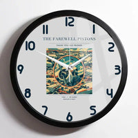 Thumbnail for VINTAGE G4131 - The Farewell Pistons - Designed Wall Clocks design on lightgray framed