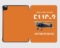 Thumbnail for F11C-2 Goshawk Dive from the High Hat design on orange ipad tablet case