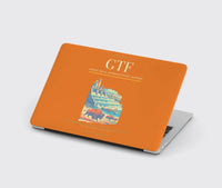 Thumbnail for Great Falls International Airport (GTF) design on orange MacBook case