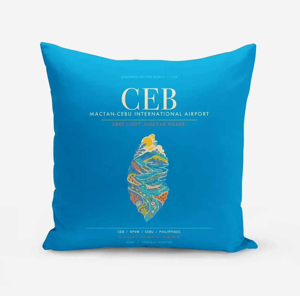 Mactan-Cebu International Airport CEB - Visayan Reef Loom - Turquoise