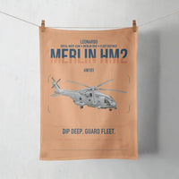 Thumbnail for Leonardo AW101 Merlin HM2 design on orange towel