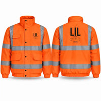 Thumbnail for LIL - Tag Custom - Reflective Winter Jacket - Orange