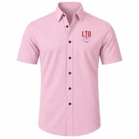 Thumbnail for Loreto International Airport (LTO) Shirts - Short Sleeve Shirt - Tag Custom - Pink + NAME