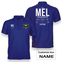 Thumbnail for MEL - Tag Custom - Double-Side Polo - Blue + Name