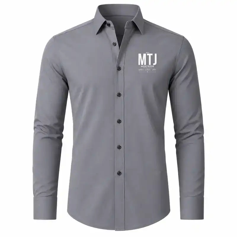 Montrose Regional Airport (MTJ) Shirts - Long Sleeve Shirt - Tag - Gray