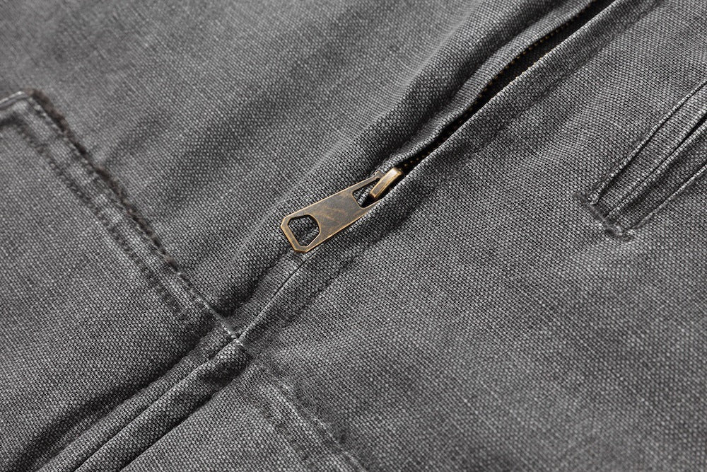 Workwear Jacket Lamb Wool With Plush Canvas And Thickened Vest