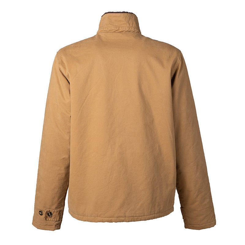 Navy N-1 Retro Deck Thickening Jacket - view 9