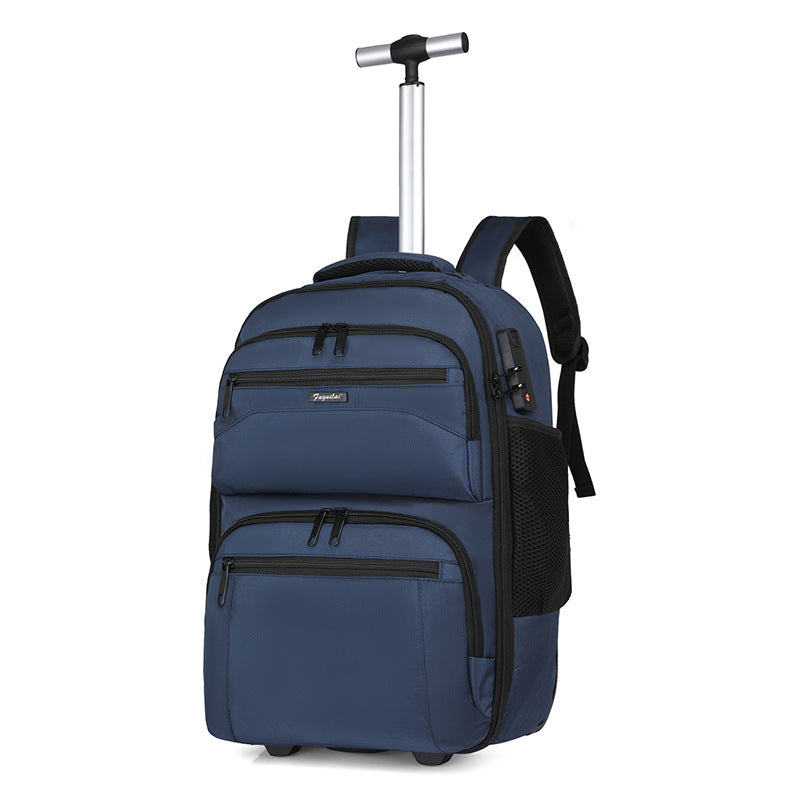 Pilot Business Travel Backpack — Durable Cabin Carry-On in blue