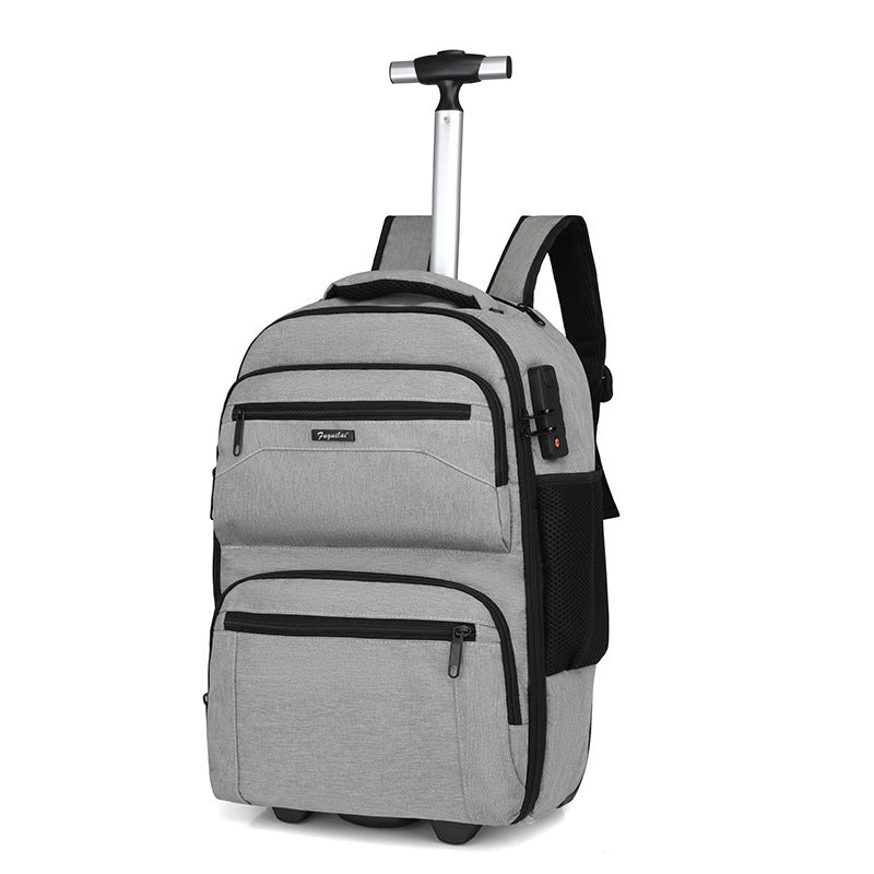 Pilot Business Travel Backpack — Durable Cabin Carry-On in gray