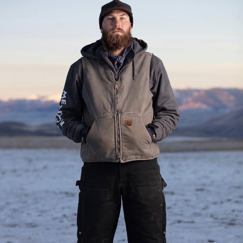 Workwear Jacket Lamb Wool With Plush Canvas And Thickened Vest