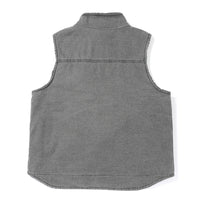 Thumbnail for Workwear Jacket Lamb Wool With Plush Canvas And Thickened Vest