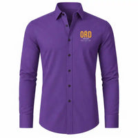 Thumbnail for Chicago O'Hare International Airport (ORD) Shirts - Long Sleeve Shirt - Tag - Purple