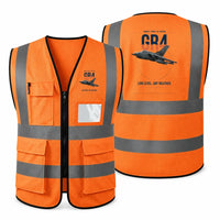 Thumbnail for Panavia Tornado GR4 aviation design on orange high-visibility reflective vest