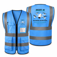 Thumbnail for Parrot ANAFI Ai aviation design on blue high-visibility reflective vest