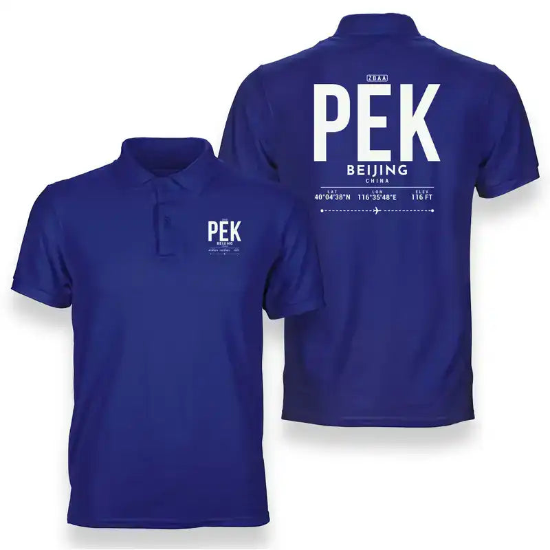 PEK - Tag - Double-Side Polo - Blue