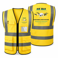 Thumbnail for Percepto Air Max aviation design on yellow high-visibility reflective vest
