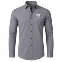 Thumbnail for Pago Pago International Airport (PPG) Shirts - Long Sleeve Shirt - Tag Custom - Gray + NAME
