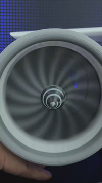 Turbofan Engine Model Toy 3D Desktop Fan With 50ml Capacity Ultrasonic Atomization Device
