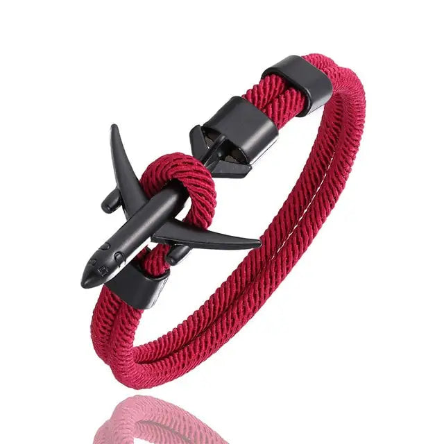 Customisable Airplane Shape Bracelet - view 7