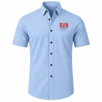 Thumbnail for Rovaniemi Airport (RVN) Shirts - Short Sleeve Shirt - Tag - Light Blue