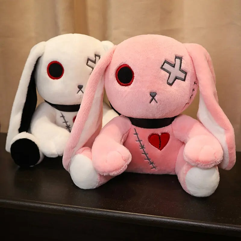 Spooky Gothic Bunny Plush/Stuffed Toys, Cute Horror Bunny Doll