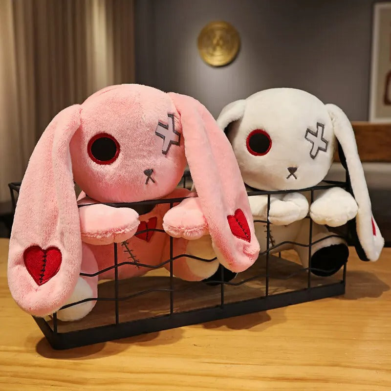 Spooky Gothic Bunny Plush/Stuffed Toys, Cute Horror Bunny Doll