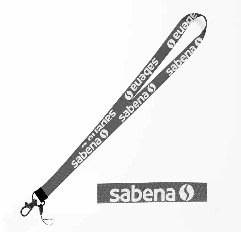 sabena lanyard - gray
