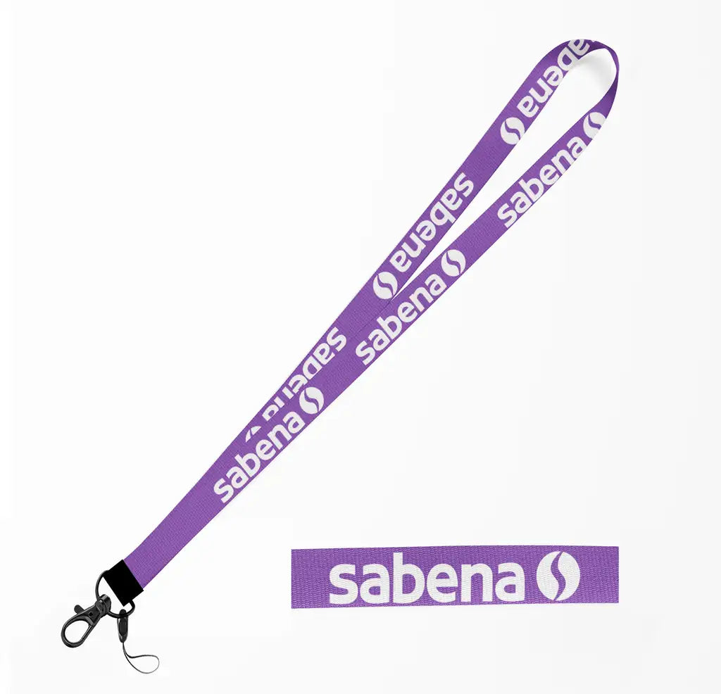 sabena lanyard - purple