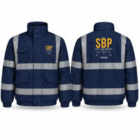 Thumbnail for SBP - Tag Custom - Reflective Winter Jacket - Navy Blue