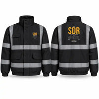 Thumbnail for SDR - Tag Custom - Reflective Winter Jacket - Black
