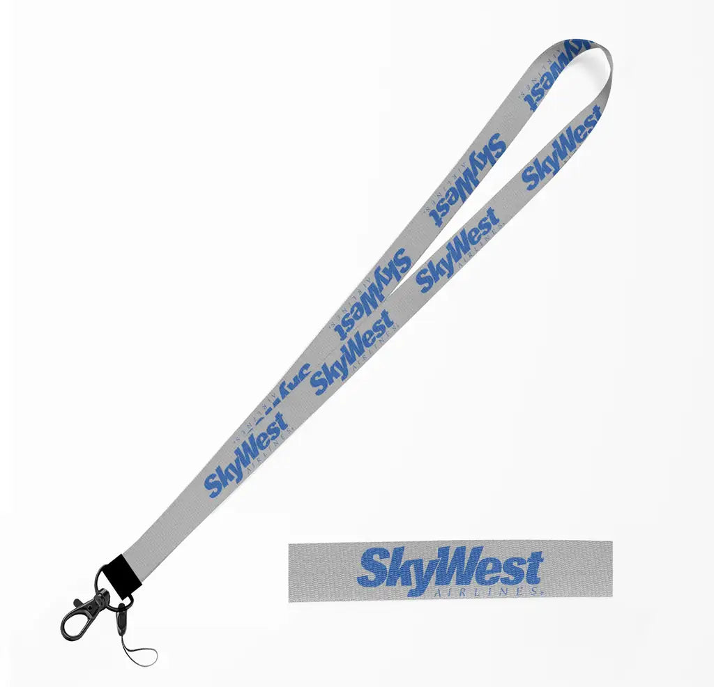skywest airlines lanyard - light gray