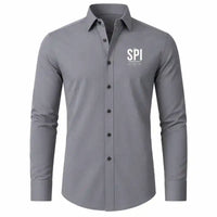 Thumbnail for Springfield Abraham Lincoln Capital Airport (SPI) Shirts - Long Sleeve Shirt - Tag - Gray