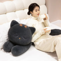 Thumbnail for Black Cat Plush Pillow Cushion Cute Sleeping Design Gift for Cat Lovers