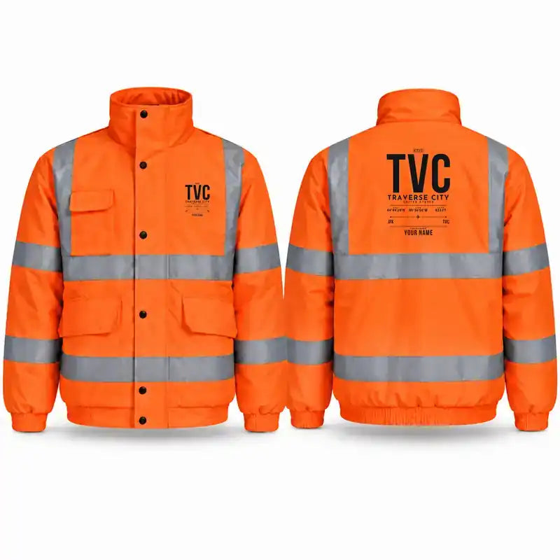 TVC - Tag Custom - Reflective Winter Jacket - Orange
