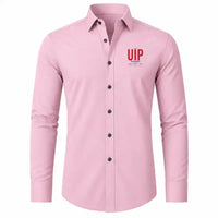 Thumbnail for Quimper–Cornouaille Airport (UIP) Shirts - Long Sleeve Shirt - Tag - Pink