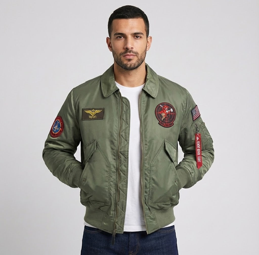 Special Maverick Style Fighter Pilot Themed Jackets