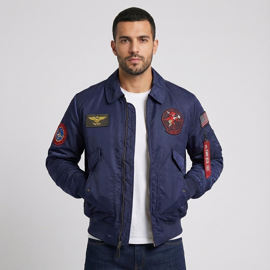 Special Maverick Style Fighter Pilot Themed Jackets