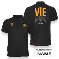 Thumbnail for VIE - Tag Custom - Double-Side Polo - Black + Name