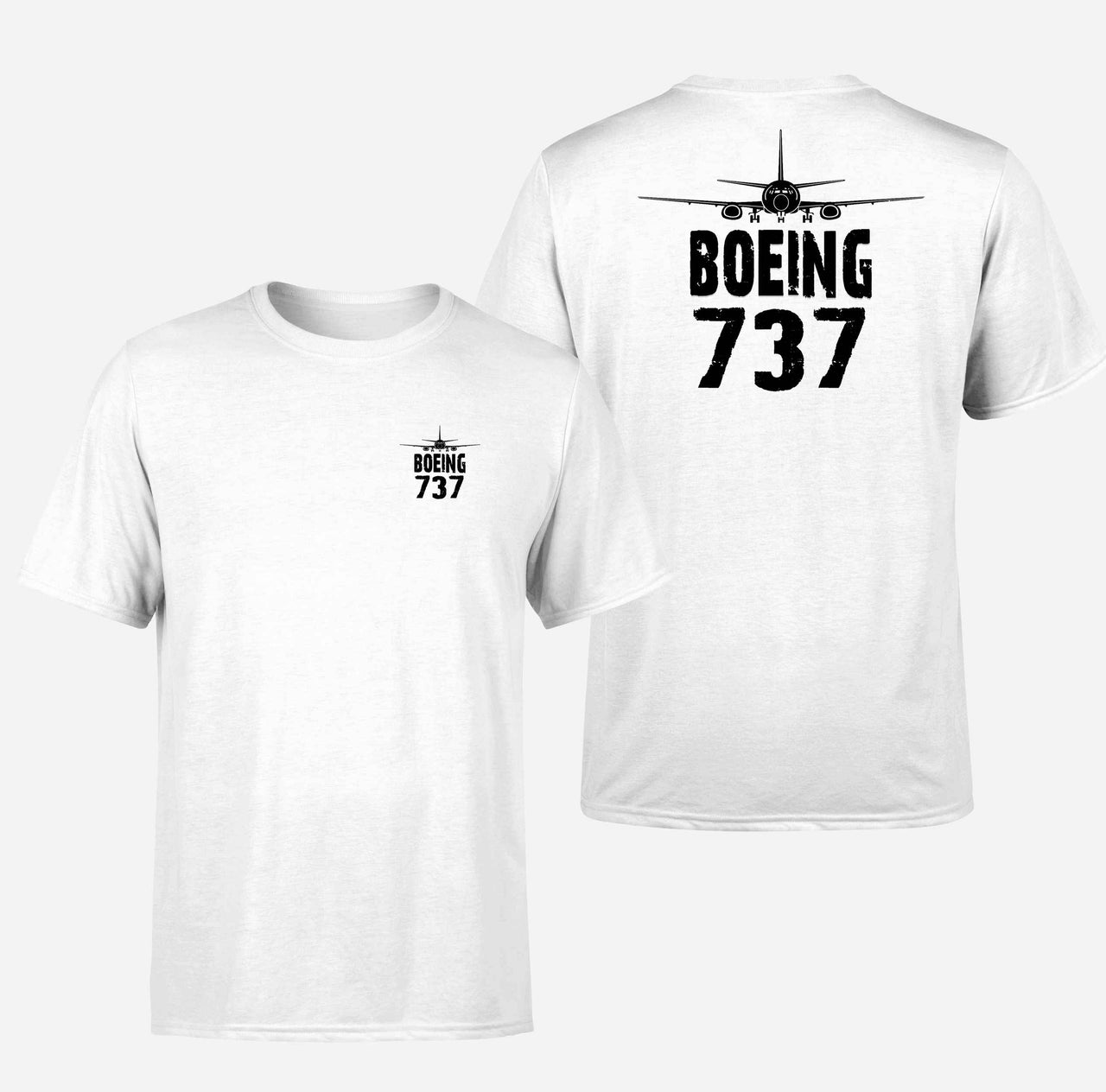 Boeing 737 & Plane Designed Double-Side T-Shirts