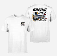 Thumbnail for Boeing 747 & PW4000-94 Engine Designed Double-Side T-Shirts