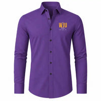 Thumbnail for Wonju Airport (WJU) Shirts - Long Sleeve Shirt - Tag - Purple