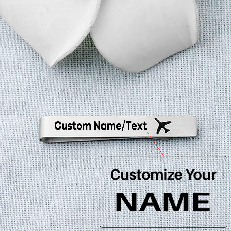 304 Stainless Steel Airplane Tie Clip