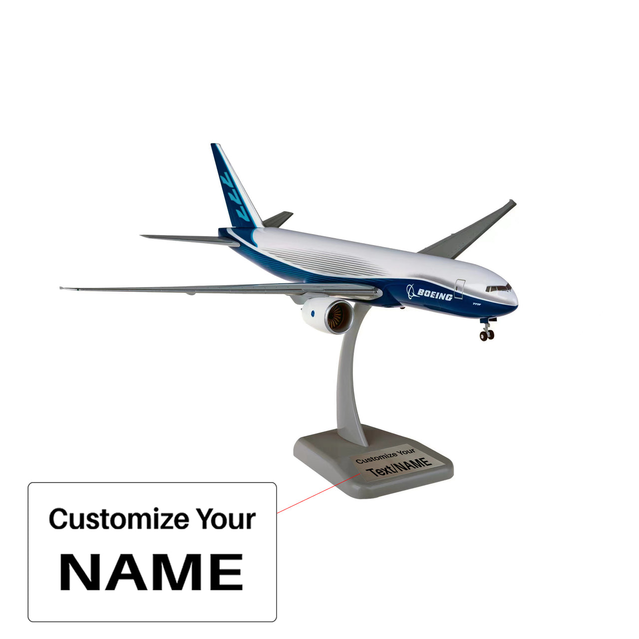 Original Livery Boeing 777-F  Airplane Model (1/200 Scale)