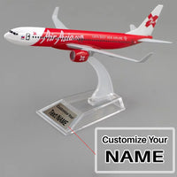 Thumbnail for Air Asia Airlines Airbus A340 Airplane Model  (16CM)