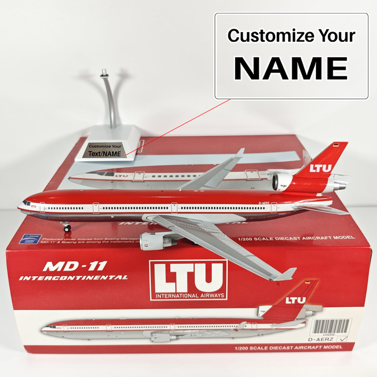 Finnair Airlines McDonnell DouglasANK MD-11 OH-LGG Airplane Model (1/400 Scale)