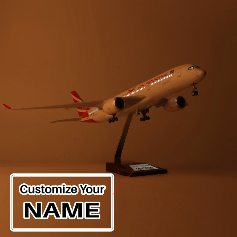 Air Mauritius Airbus A350 Airplane Model (1/142 Scale)