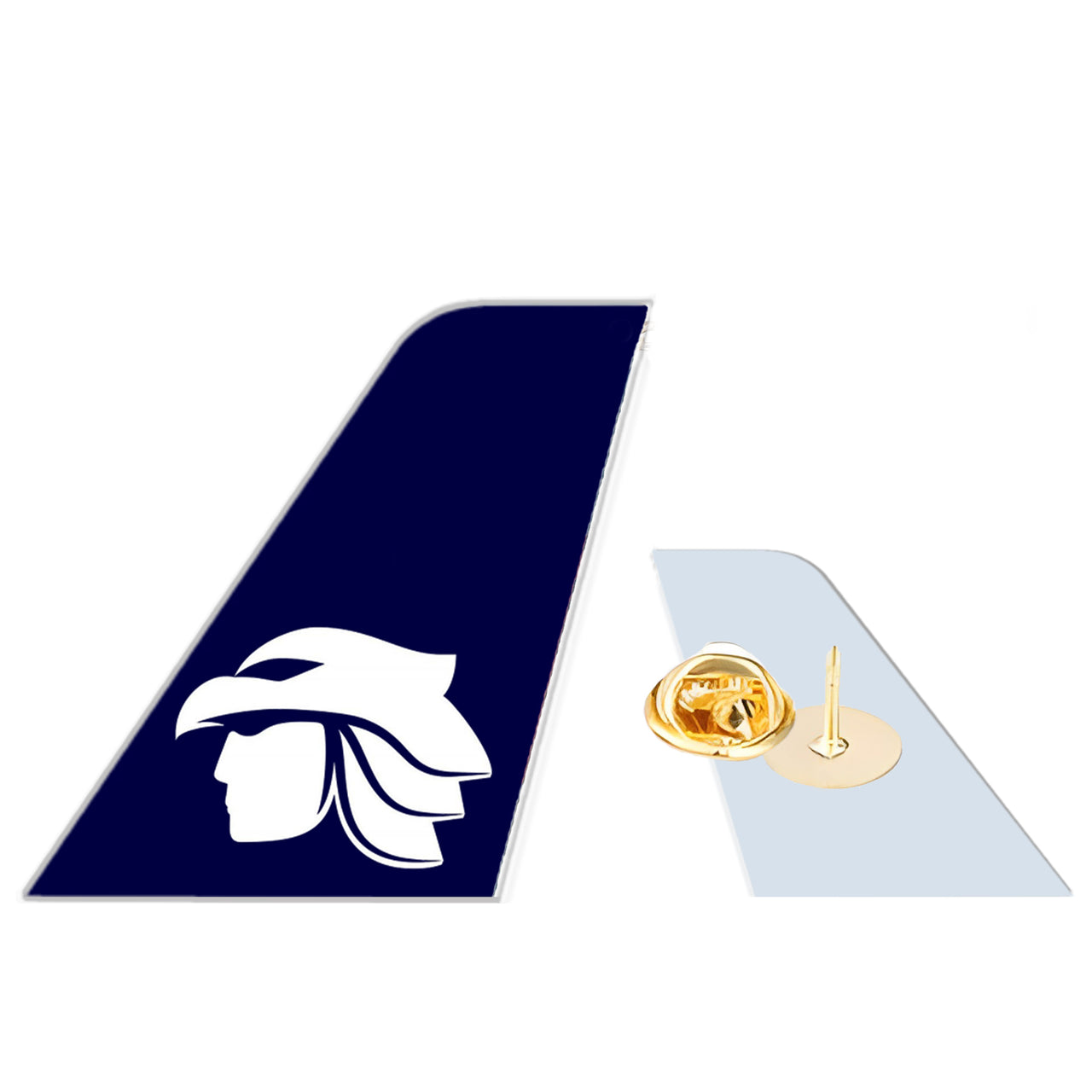 Aero Mexico Airlines Designed Tail Shape Badges & Pins