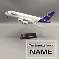 Thumbnail for FedEx Cargo Aircraft Airlines Airbus A380 Airplane Model (1/160 Scale)